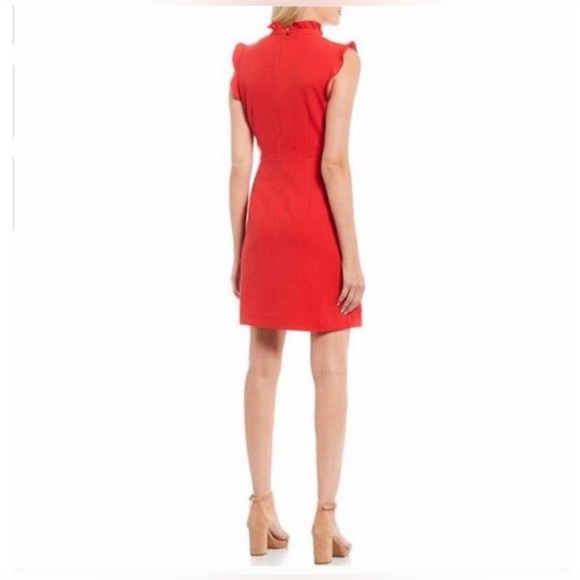 Julie Brown Mya Red Sheath Dress 2 - Picture 2 of 15